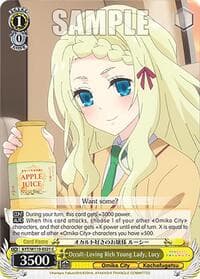 Occult-Loving Rich Young Lady, Lucy - Ayakashi Triangle - Weiss Schwarz card