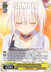 Increased Femininity? Matsuri - Ayakashi Triangle - Weiss Schwarz card