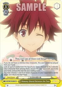 Memory Shared Between the Two - Ayakashi Triangle - Weiss Schwarz card
