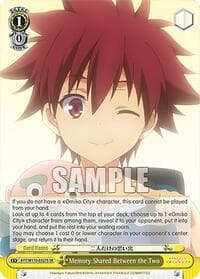 Memory Shared Between the Two (SR) - Ayakashi Triangle - Weiss Schwarz card