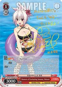 Moment of Everlasting Summer, Matsuri (SP) - Ayakashi Triangle - Weiss Schwarz card