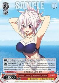 Secret Covered by the Swimsuit, Matsuri (SR) - Ayakashi Triangle - Weiss Schwarz card