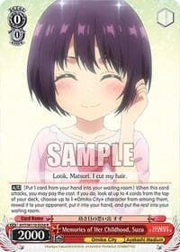 Memories of Her Childhood, Suzu - Ayakashi Triangle - Weiss Schwarz card