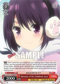 Memories of Her Childhood, Suzu (SR) - Ayakashi Triangle - Weiss Schwarz card