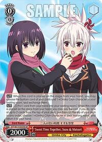 Sweet Time Together, Suzu & Matsuri (SR) - Ayakashi Triangle - Weiss Schwarz card