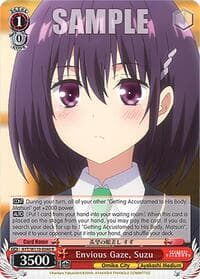 Envious Gaze, Suzu - Ayakashi Triangle - Weiss Schwarz card