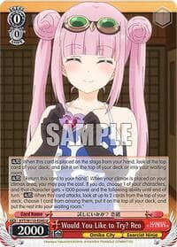 Would You Like to Try? Reo - Ayakashi Triangle - Weiss Schwarz card