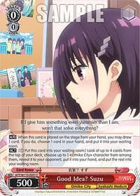 Good Idea? Suzu - Ayakashi Triangle - Weiss Schwarz card