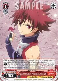 Exterminating Ayakashi, Matsuri - Ayakashi Triangle - Weiss Schwarz card