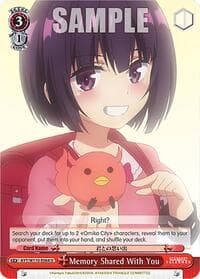 Memory Shared With You - Ayakashi Triangle - Weiss Schwarz card