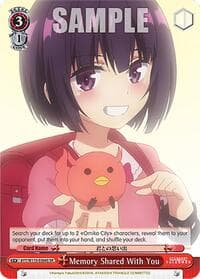 Memory Shared With You (SR) - Ayakashi Triangle - Weiss Schwarz card