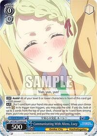 Communicating With Aliens, Lucy - Ayakashi Triangle - Weiss Schwarz card