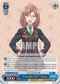"Friendly Girl" Yayoi - Ayakashi Triangle - Weiss Schwarz card