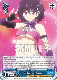 Suited Up, Suzu (SR) - Ayakashi Triangle - Weiss Schwarz card