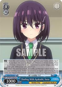 Dealing With Ayakashi, Suzu - Ayakashi Triangle - Weiss Schwarz card