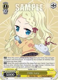 Chibi Lucy - Ayakashi Triangle - Weiss Schwarz card
