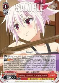 Getting Accustomed to His Body, Matsuri - Ayakashi Triangle - Weiss Schwarz card