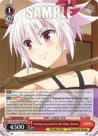 Getting Accustomed to His Body, Matsuri (RRR) - Ayakashi Triangle - Weiss Schwarz card