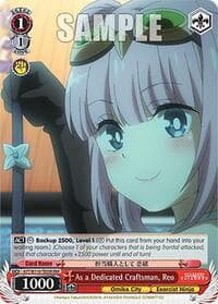 As a Dedicated Craftsman, Reo (RRR) - Ayakashi Triangle - Weiss Schwarz card