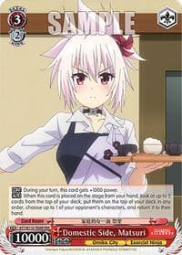 Domestic Side, Matsuri (RRR) - Ayakashi Triangle - Weiss Schwarz card