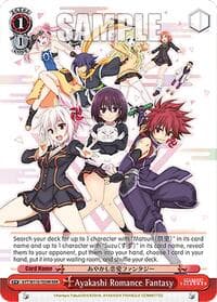 Ayakashi Romance Fantasy (RRR) - Ayakashi Triangle - Weiss Schwarz card