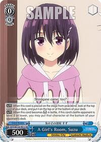 A Girl's Room, Suzu - Ayakashi Triangle - Weiss Schwarz card