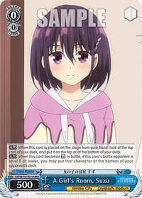 A Girl's Room, Suzu (RRR) - Ayakashi Triangle - Weiss Schwarz card