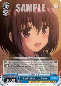 Kachofugetsu, Suzu - Ayakashi Triangle - Weiss Schwarz card