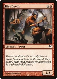 Riot Devils - Innistrad - Magic: The Gathering card