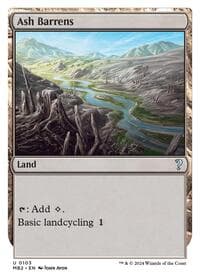 Ash Barrens (White Border) - Mystery Booster 2 - Magic: The Gathering card