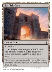 Basilisk Gate (White Border) - Mystery Booster 2 - Magic: The Gathering card