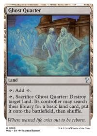 Ghost Quarter (White Border) - Mystery Booster 2 - Magic: The Gathering card