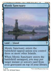 Mystic Sanctuary (White Border) - Mystery Booster 2 - Magic: The Gathering card