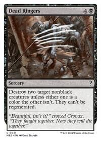 Dead Ringers (White Border) - Mystery Booster 2 - Magic: The Gathering card