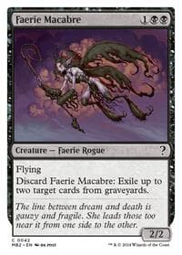Faerie Macabre (White Border) - Mystery Booster 2 - Magic: The Gathering card