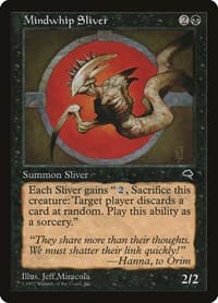 Mindwhip Sliver - Tempest - Magic: The Gathering card