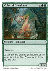 Colossal Dreadmaw (White Border) - Mystery Booster 2 - Magic: The Gathering card