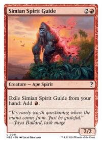 Simian Spirit Guide (White Border) - Mystery Booster 2 - Magic: The Gathering card