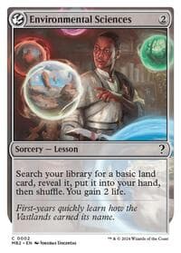 Environmental Sciences (White Border) - Mystery Booster 2 - Magic: The Gathering card