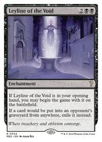 Leyline of the Void (White Border) - Mystery Booster 2 - Magic: The Gathering card