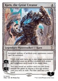 Karn, the Great Creator (White Border) - Mystery Booster 2 - Magic: The Gathering card