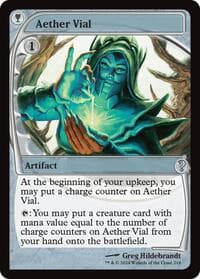 Aether Vial (Future Sight) - Mystery Booster 2 - Magic: The Gathering card