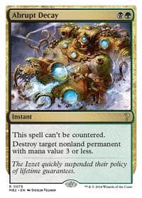 Abrupt Decay (White Border) - Mystery Booster 2 - Magic: The Gathering card