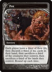 Pox (Future Sight) - Mystery Booster 2 - Magic: The Gathering card