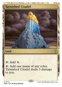 Tarnished Citadel (White Border) - Mystery Booster 2 - Magic: The Gathering card