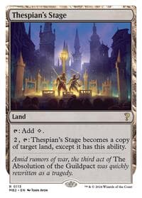 Thespian's Stage (White Border) - Mystery Booster 2 - Magic: The Gathering card