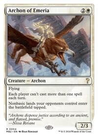 Archon of Emeria (White Border) - Mystery Booster 2 - Magic: The Gathering card
