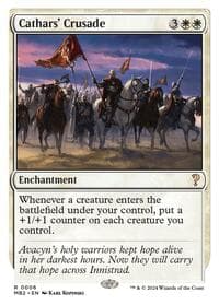 Cathars' Crusade (White Border) - Mystery Booster 2 - Magic: The Gathering card
