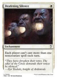Deafening Silence (White Border) - Mystery Booster 2 - Magic: The Gathering card