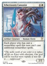 Ethersworn Canonist (White Border) - Mystery Booster 2 - Magic: The Gathering card